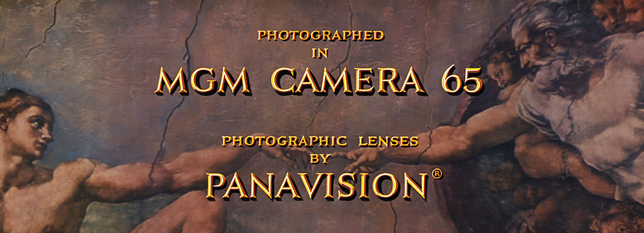 Ben-Hur - Camera 65 & Panavision credit