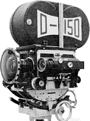 Mitchell BFC 65mm studio camera with 150 degree Dimension 150 lens.