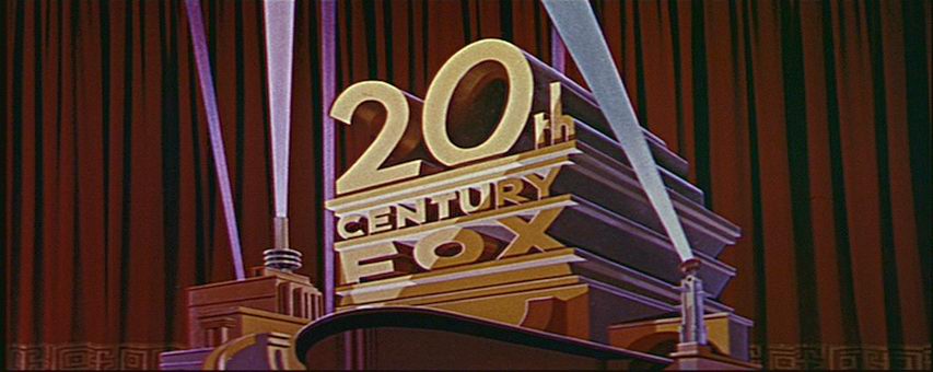 THE ROBE - 20TH CENTURY-FOX LOGO ON CURTAINS