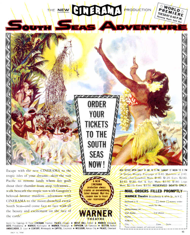 Cinerama's SOUTH SEAS ADVENTURE - WORLD PREMIERE