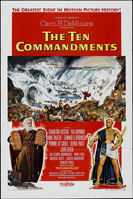 The Ten Commandments first release poster